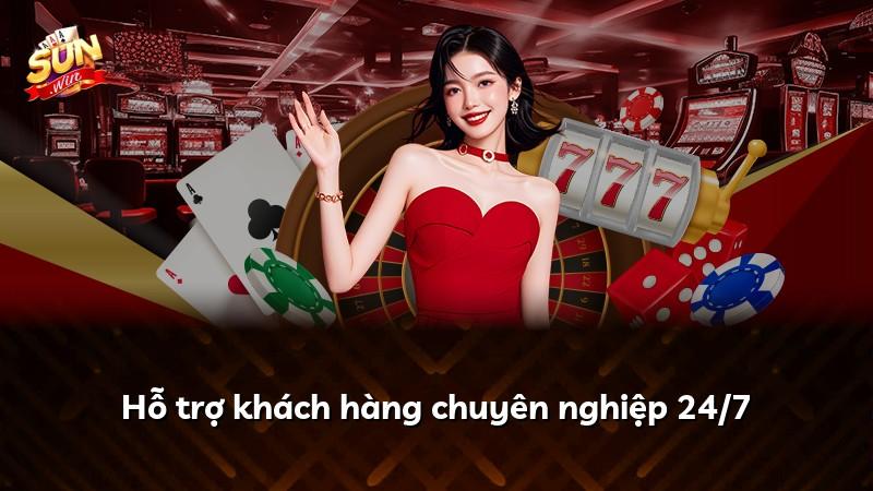 Hỗ trợ khách hàng chuyên nghiệp 24/7