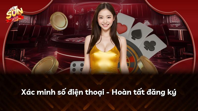 Xác minh số điện thoại - Hoàn tất đăng ký